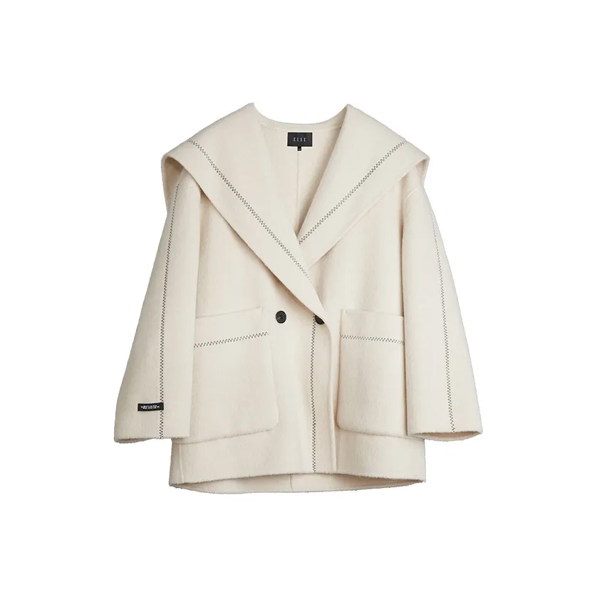 ELLE Экрю Женское Пальто