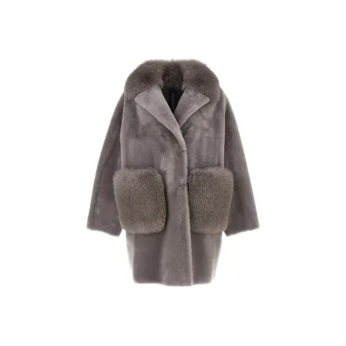 Blancha Серый Женское Пальто