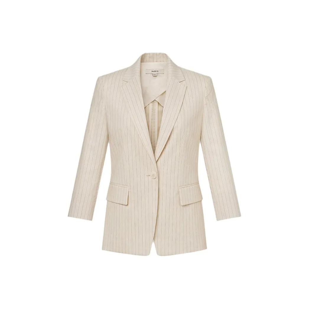 HAZZYS Business Suit Women's Beige Yellow
