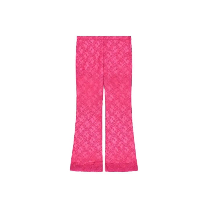 GUCCI Розовые Женские Повседневные Брюки