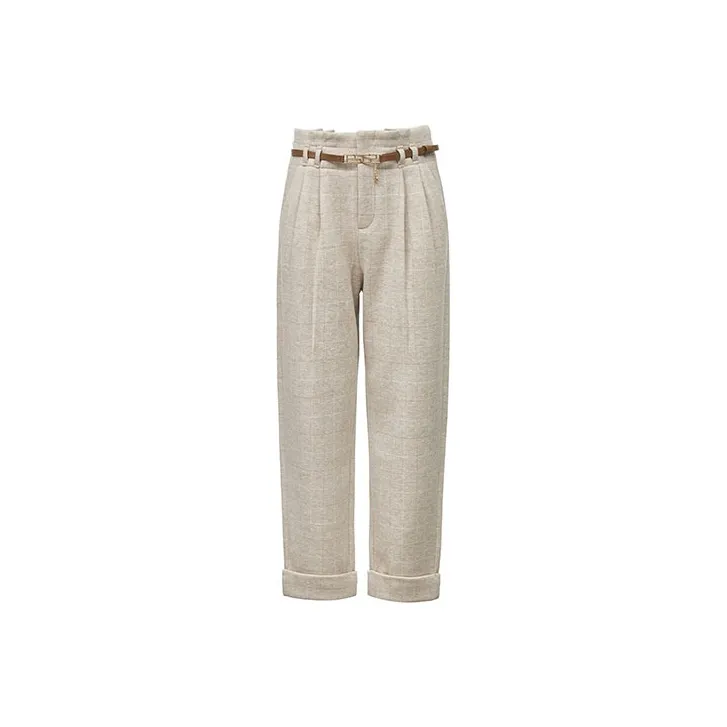 Only GK1 Вереск Бежевый Женские Повседневные Брюки