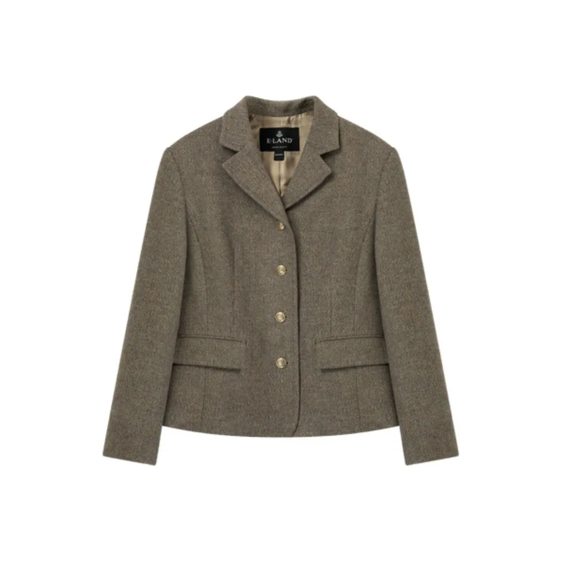 E.land Бизнес-костюм унисекс коричневый