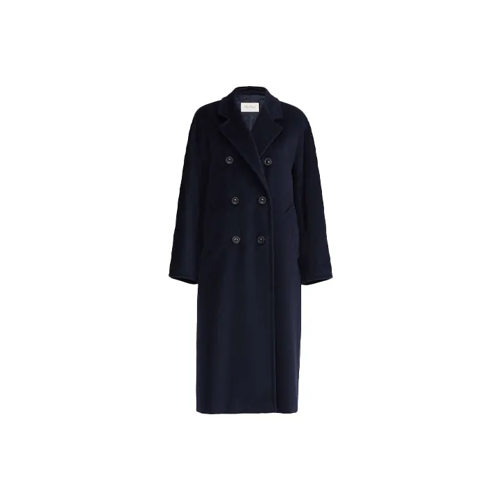 MaxMara Velvet-feel Coat Women's Ultramarine