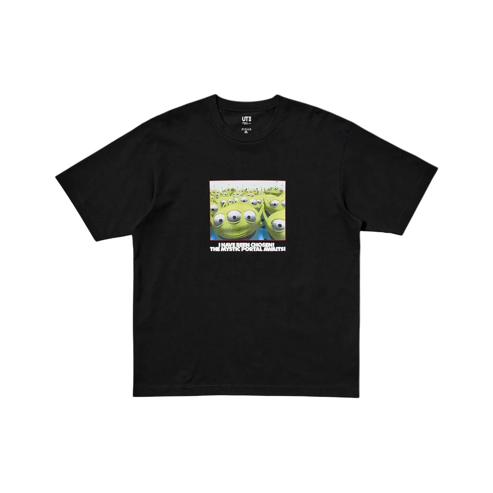 UNIQLO x WANJUZONGDONGYUAN LIANMINGKUAN SS25 T-рубашка Мужская Черная