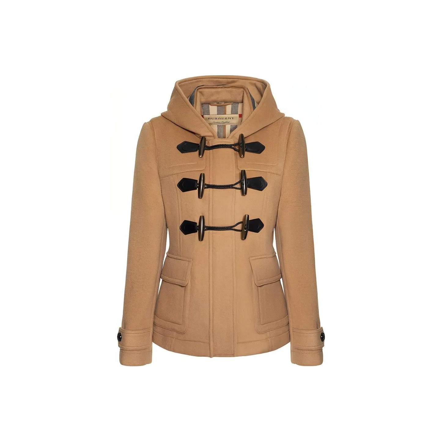 Burberry Cropped Coat Women's Khaki
