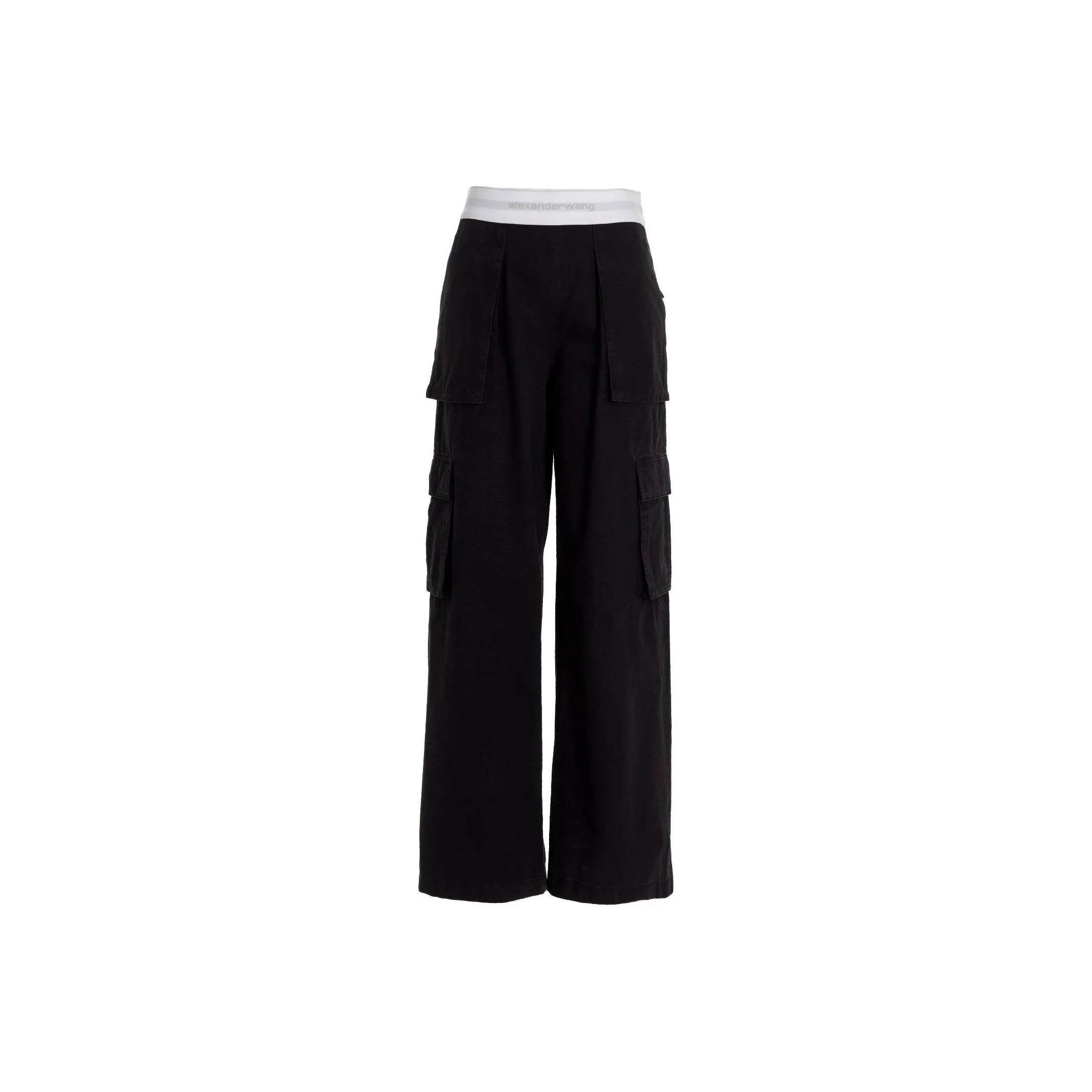 Alexander Wang Wide leg Cotton Cargo Pants