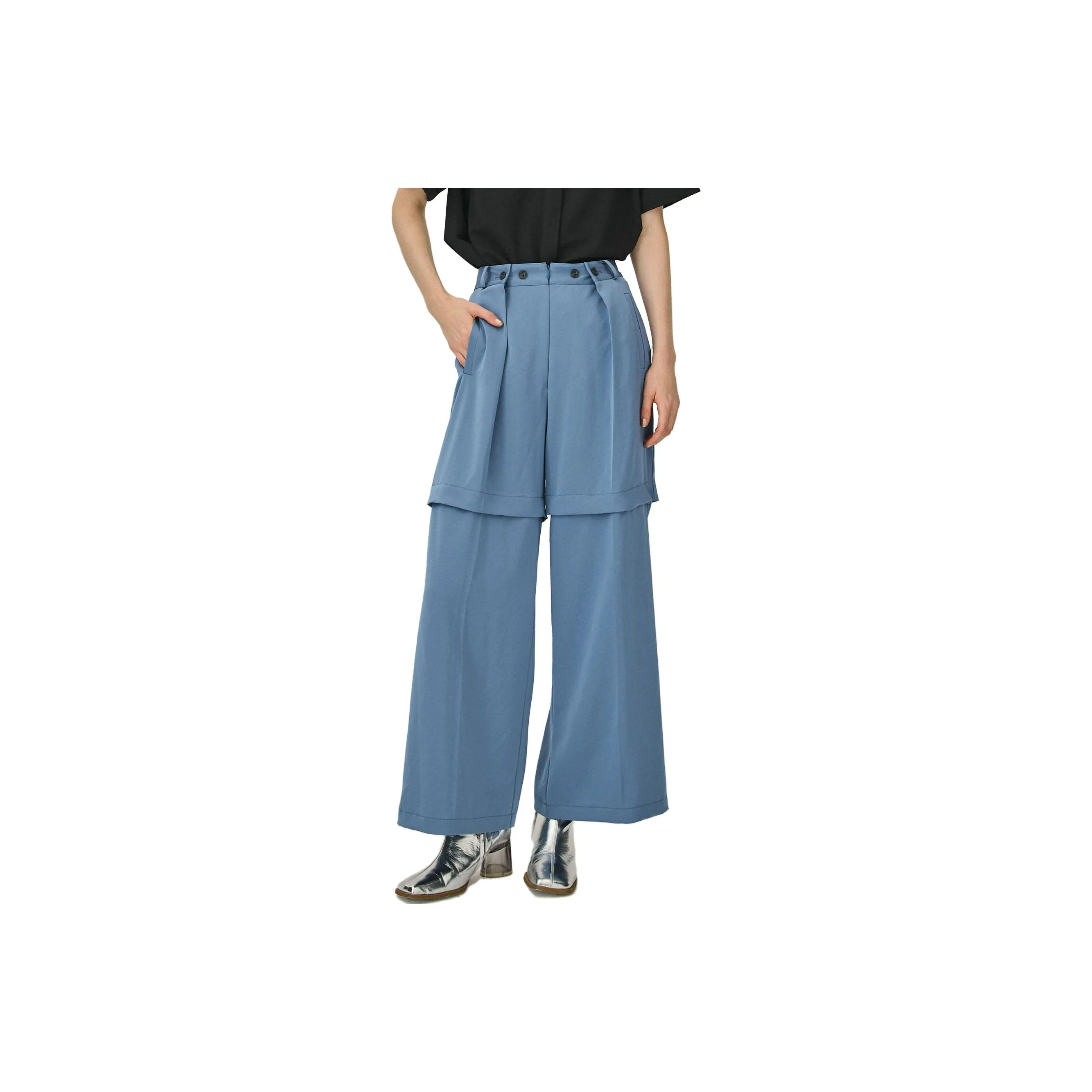 PUBLIC TOKYO Casual Pants Women's Blue