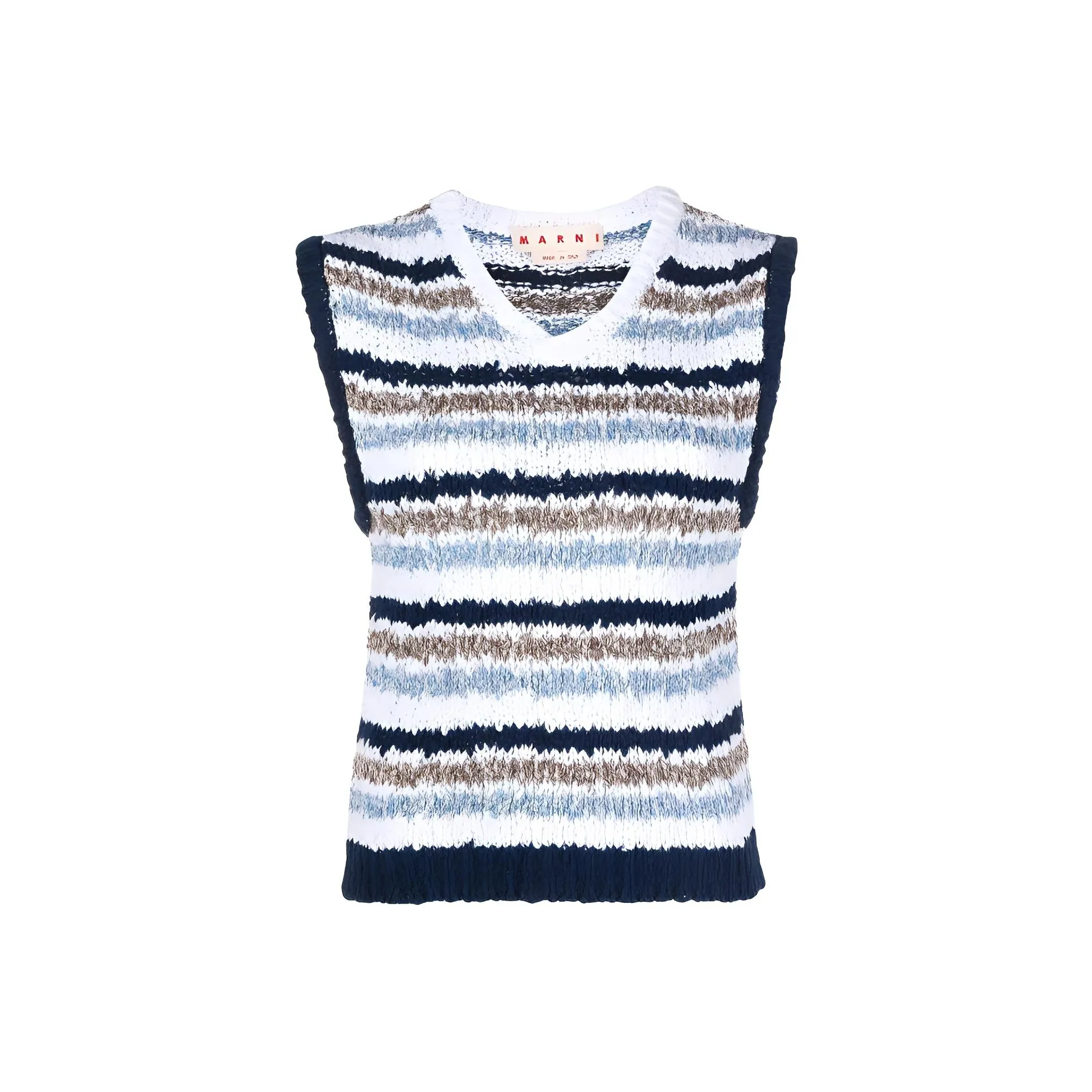 MARNI V Neck Sweater 'Light Navy'