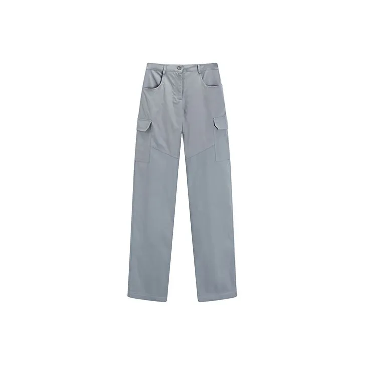 LOKUINTUS Casual Pants Women's Light Gray