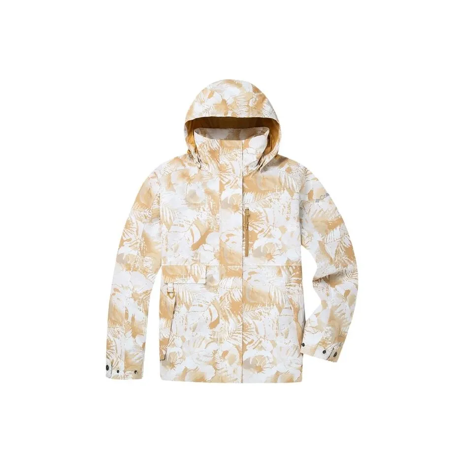 Columbia совместный бренд Transit SS24 Офис Повседневный Поход Outdoor Водонепроницаемый и дышащий Ветровка Женские Апельсин