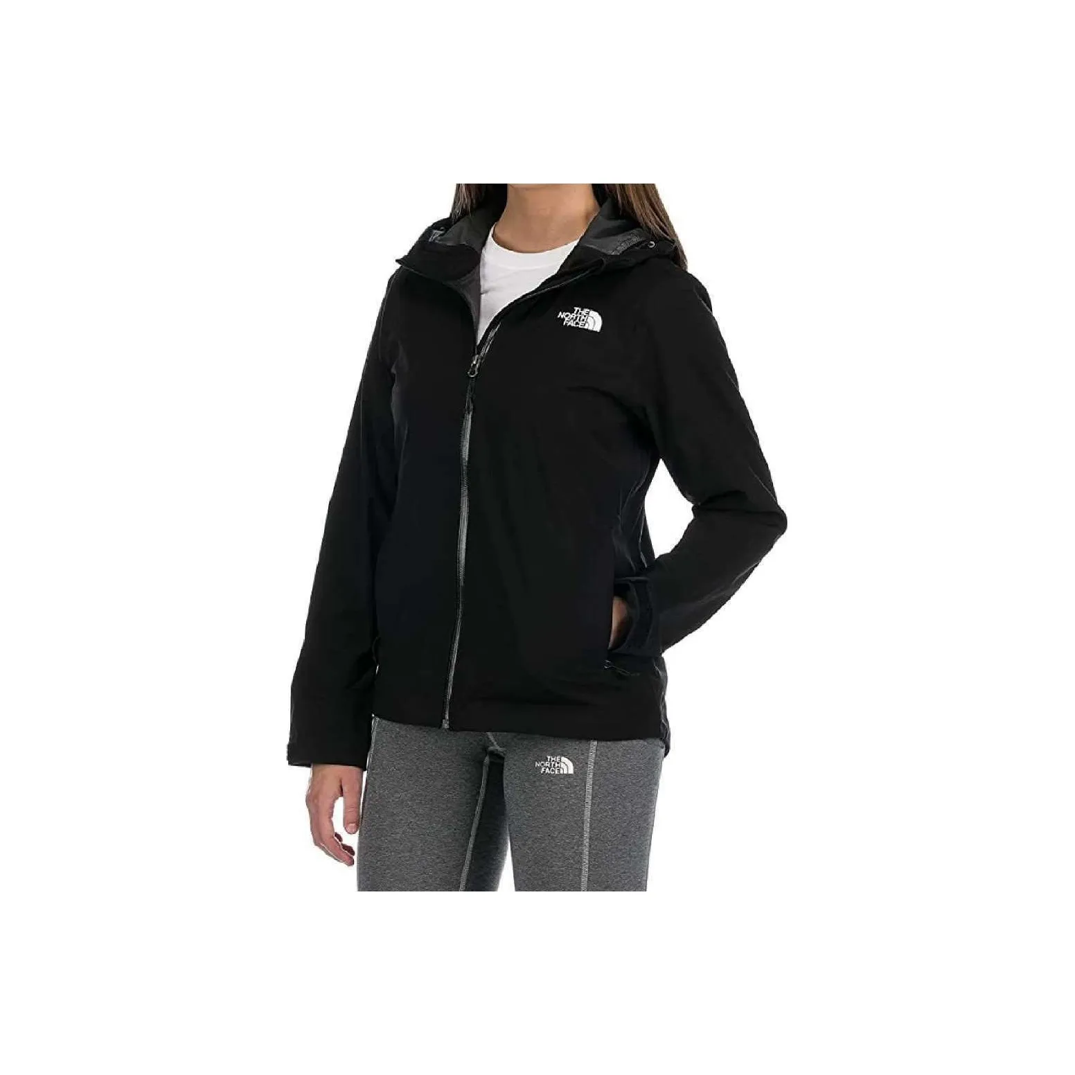 THE NORTH FACE Active Stretch Business/Casual Waterproof, Windproof, And Breathable Windbreaker Jacket Women's Black