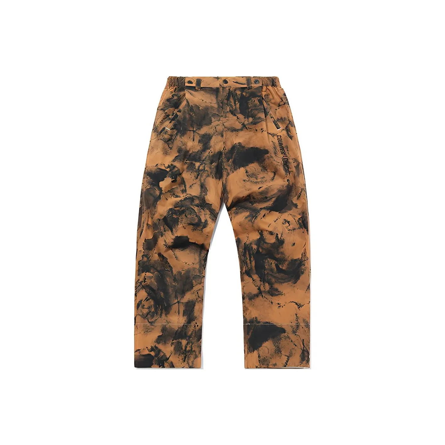 Подкладка Повседневные Штаны Женские Мышка Коричневый