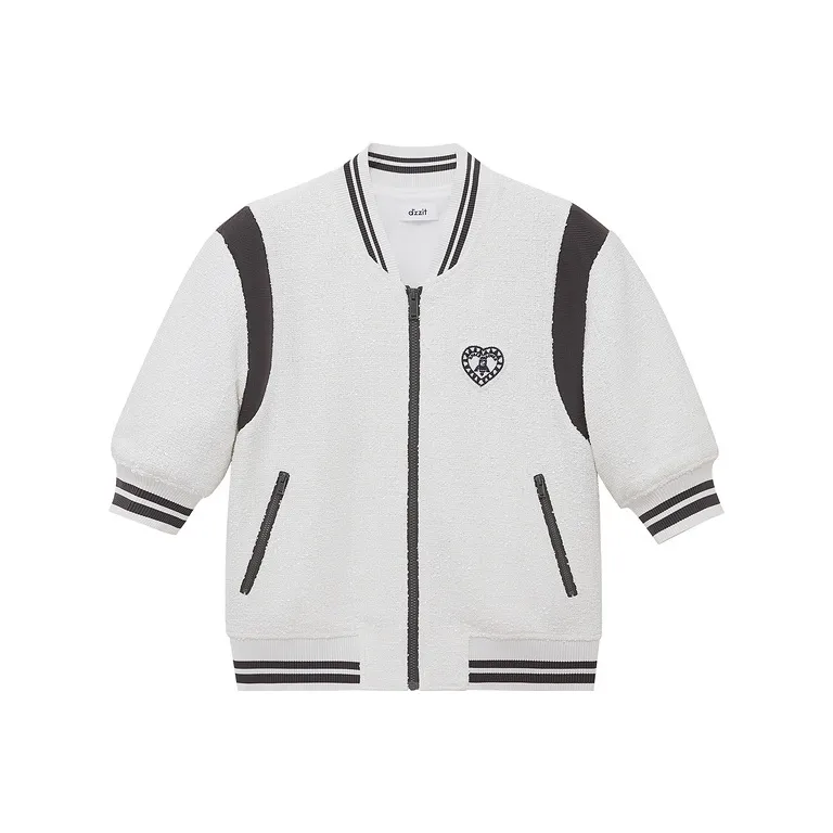 D'zzit Cropped Coats Women's White