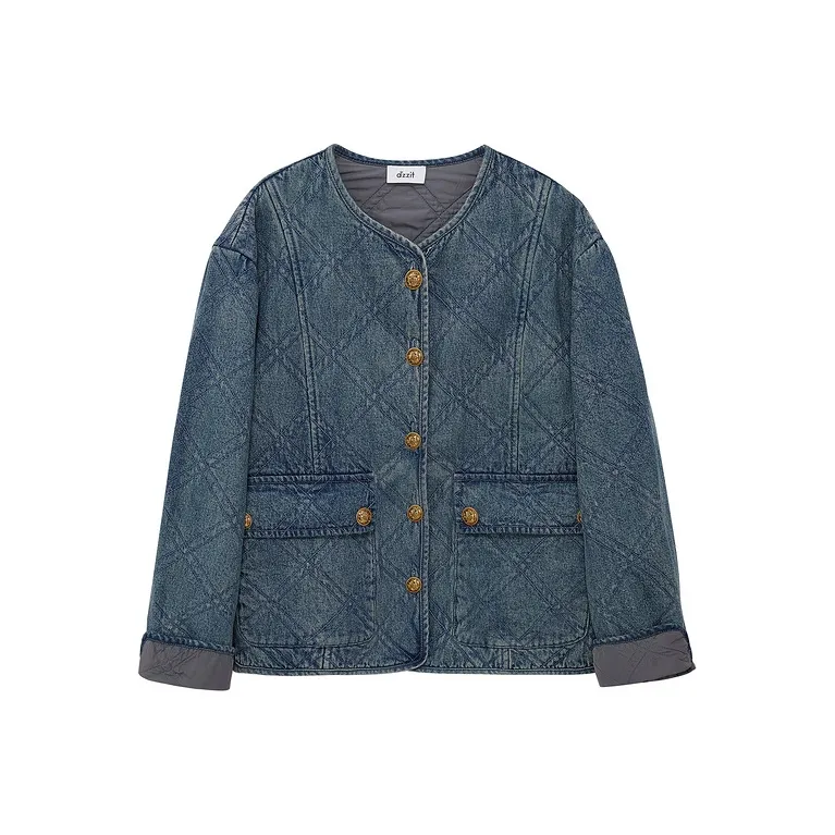 d'zzit Пуховая куртка Женская Синяя