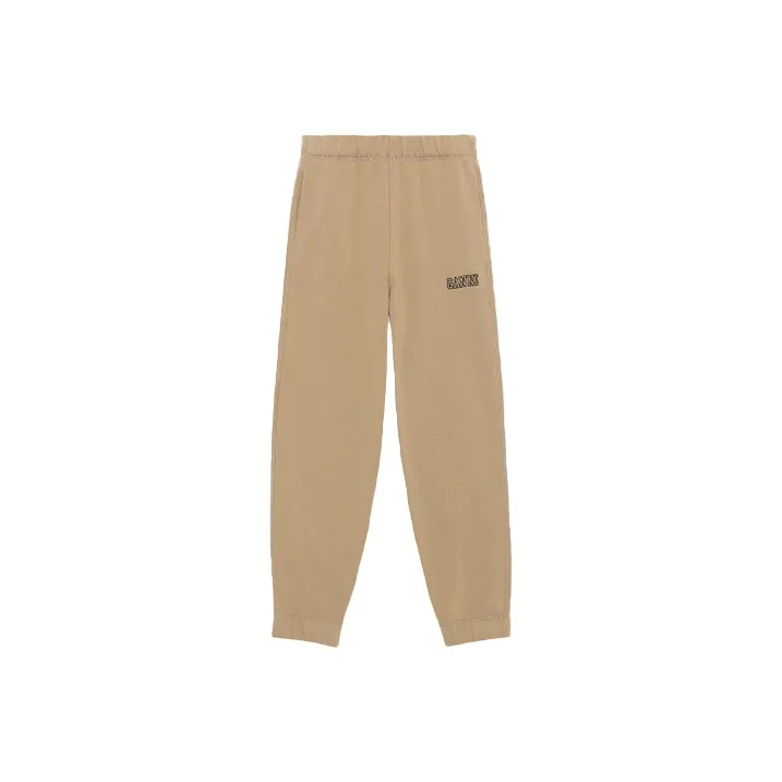 GANNI Knitted Sweatpants Women's Khaki