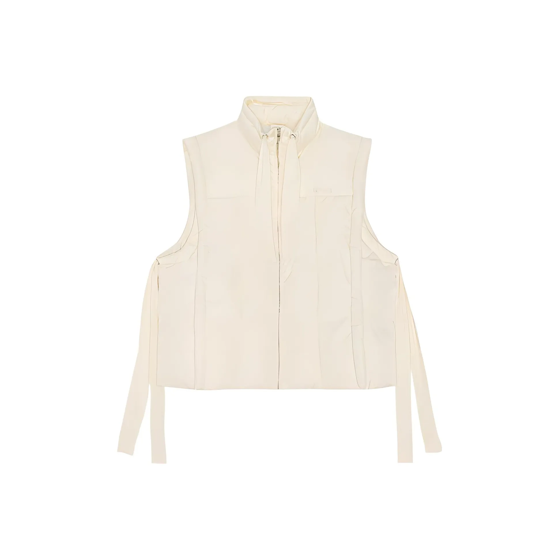 GANNI Экрю Женские Жилеты