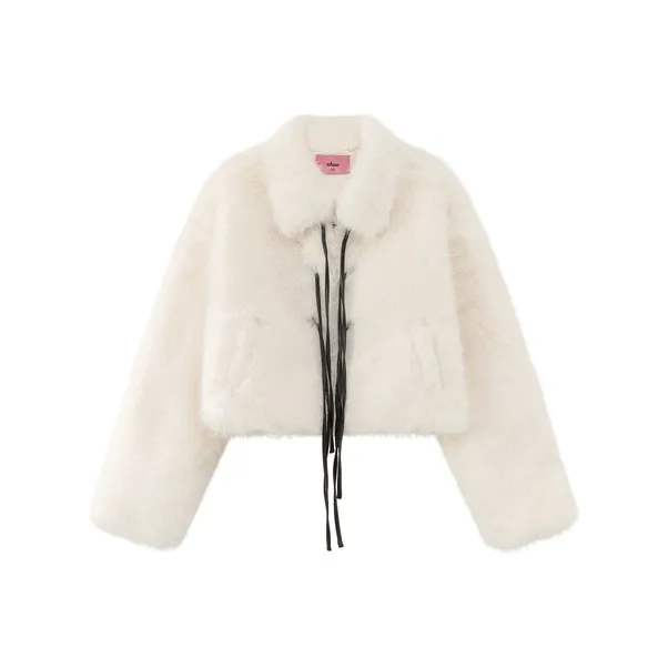 CHUU Cropped Jacket Women's White