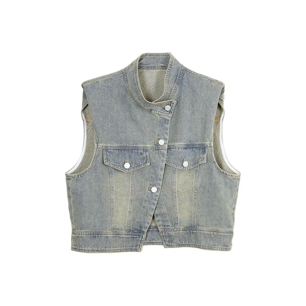 BLACK&COLOR Vests Women's Blue