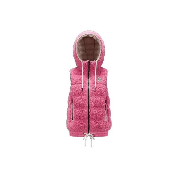 Moncler Teddy Hooded Fleece Gilet
