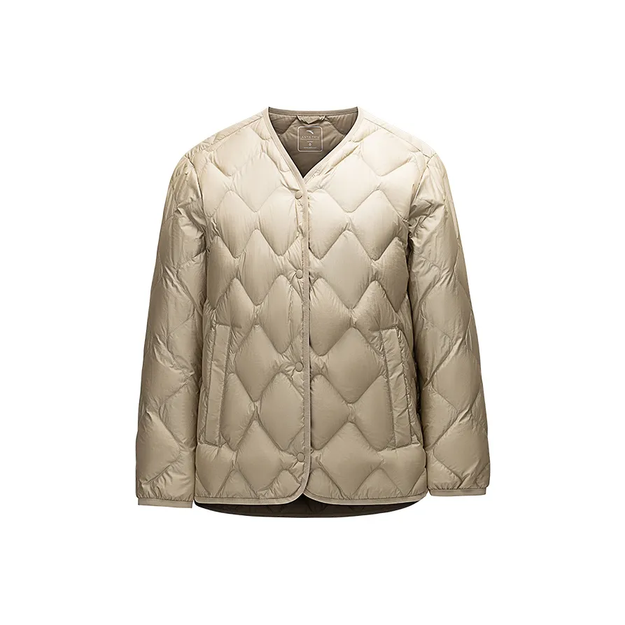 ANTA Variety Тренировки Коллекция Пуховик Женские Орехово-хаки