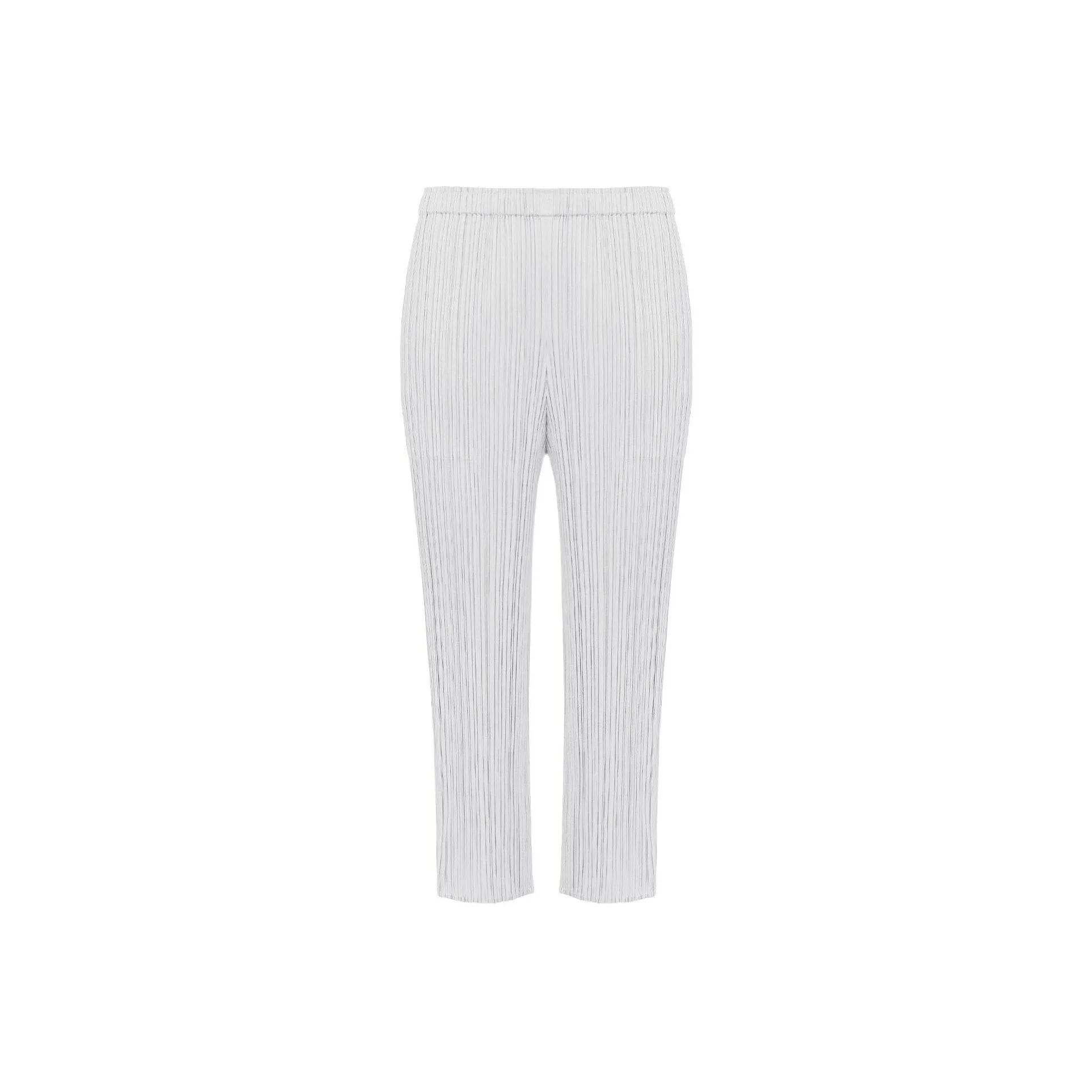 PLEATS PLEASE ISSEY MIYAKE SS22 Casual Pants Women's Light Gray