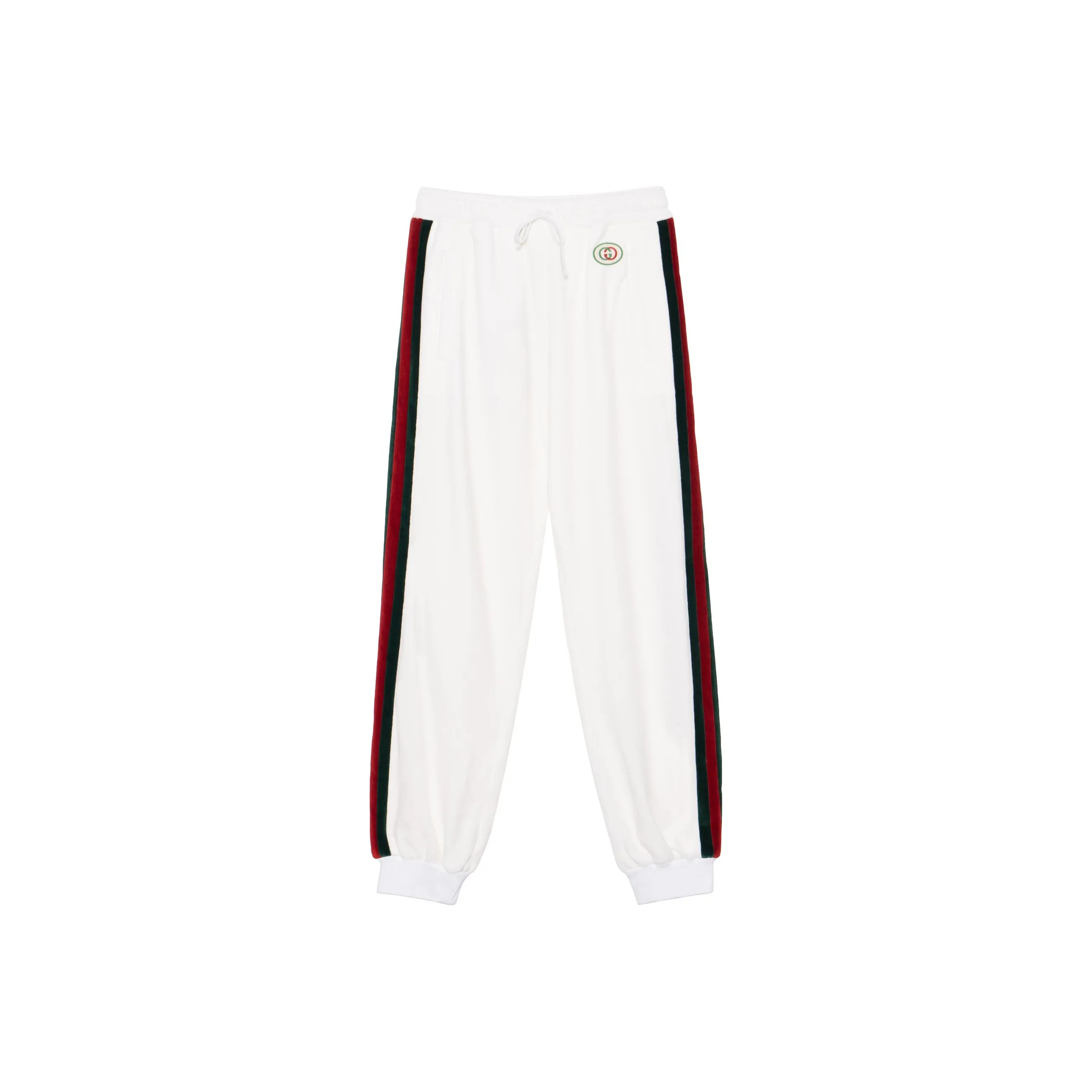 GUCCI SS23 Knitted Sweatpants Women's White