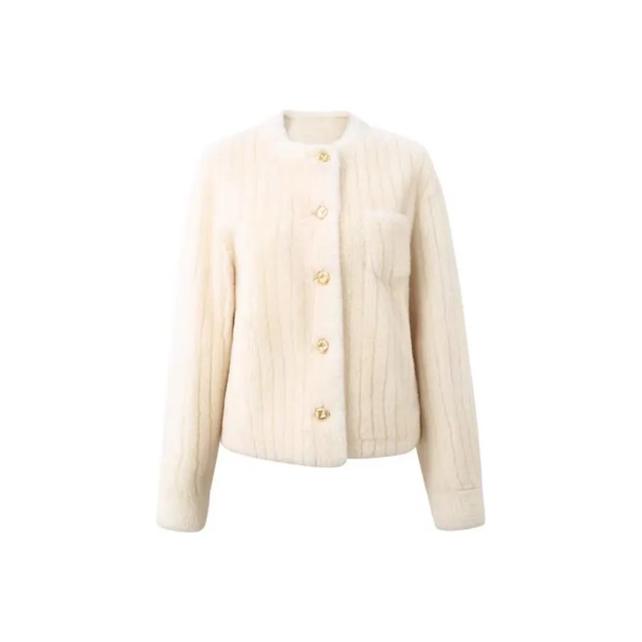 FINITY Белый Женские меховые изделия