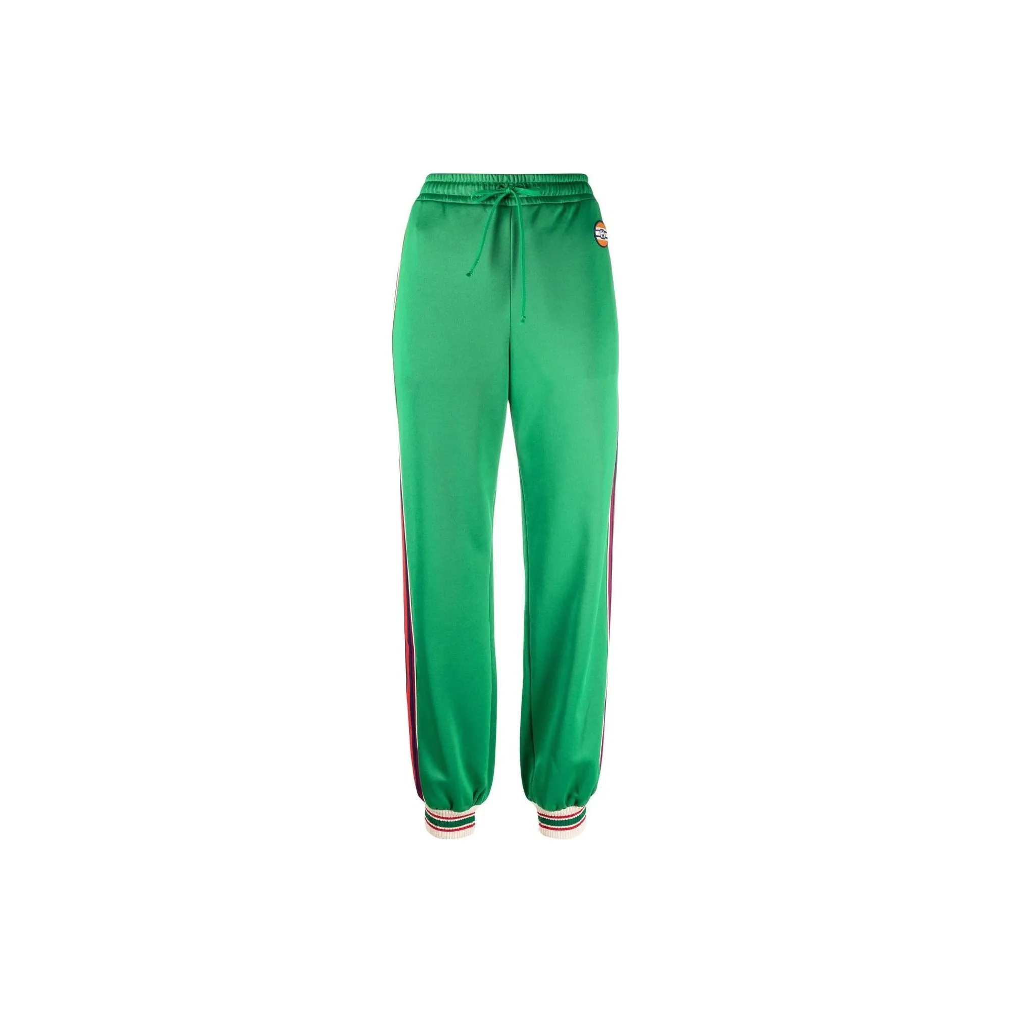 GUCCI SS22 Knitted Sports Pants Women's Green
