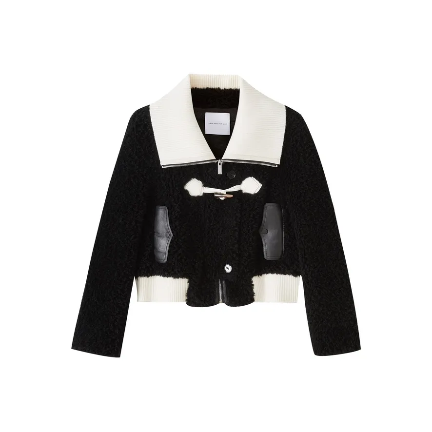 SHUIYUNJIAN Coats Women's Black