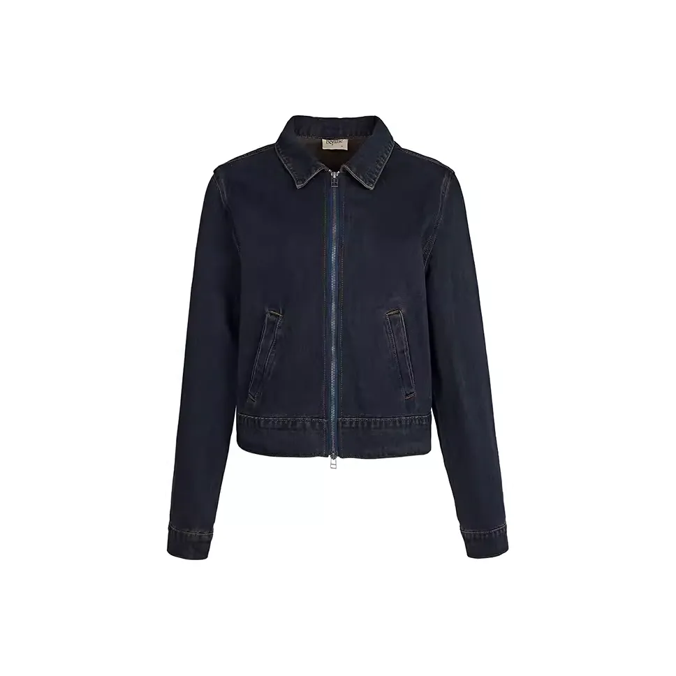 HEYABC Denim Jacket Unisex Dark Blue