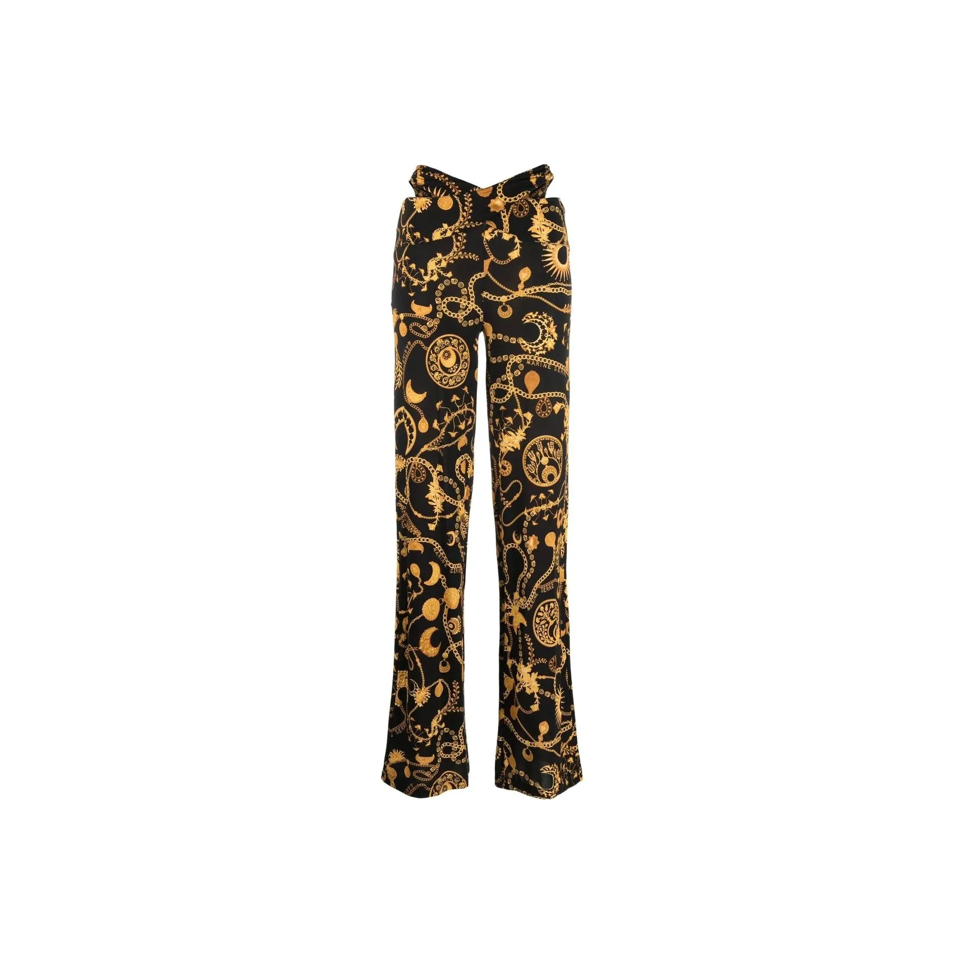 Marine Serre Pattern Cut Out Pants