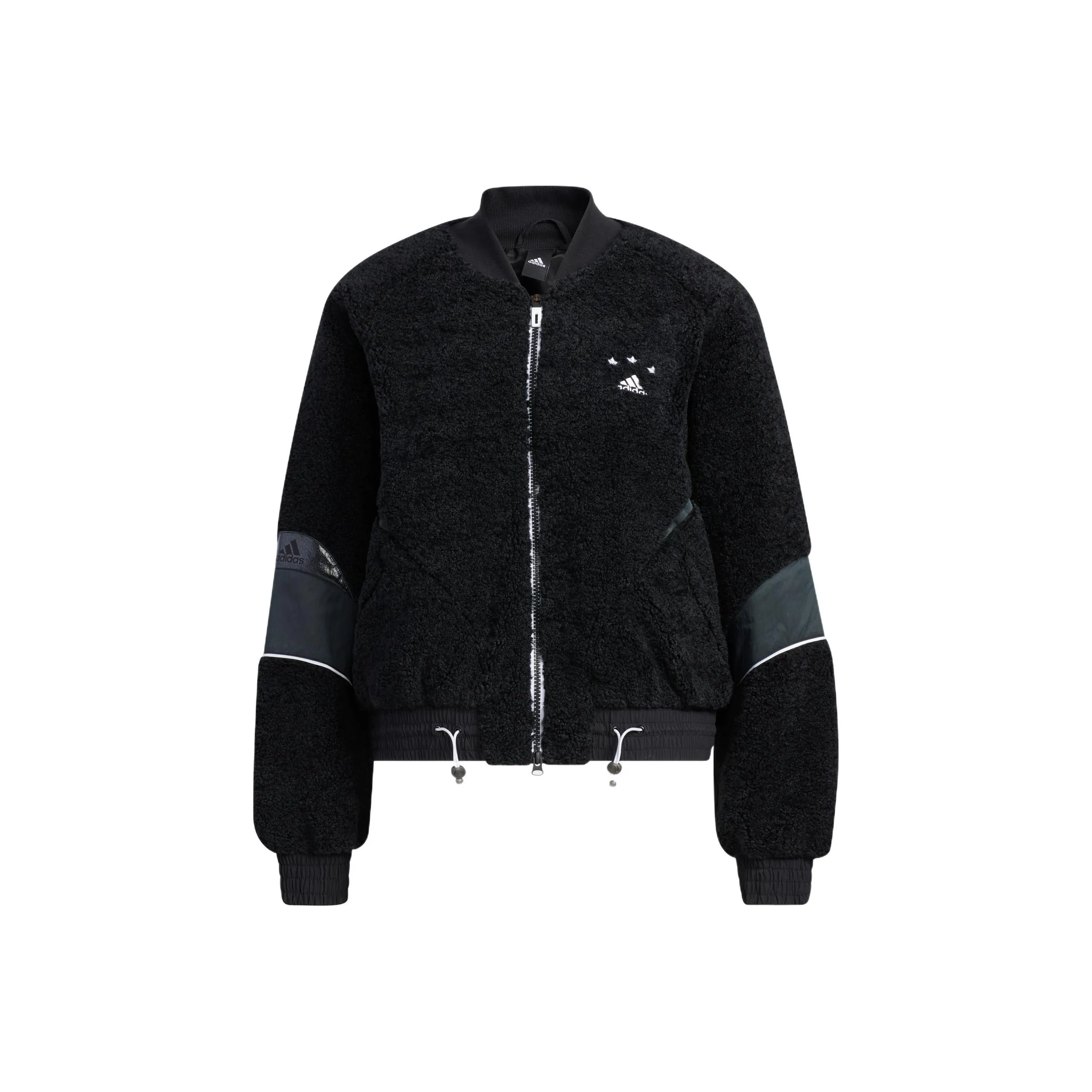 Adidas Черное Женское Короткое Пальто