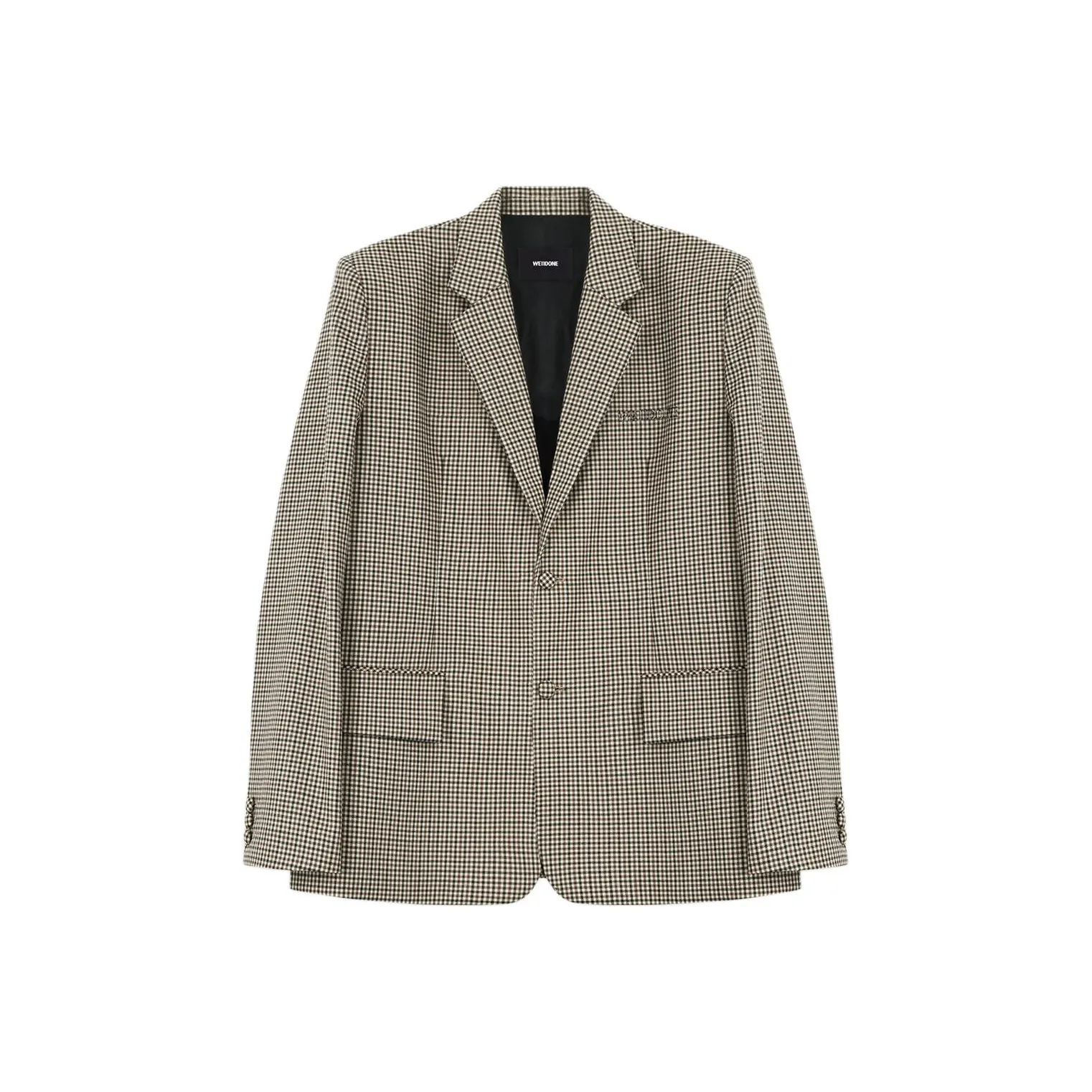 WE11DONE Check Blazer
