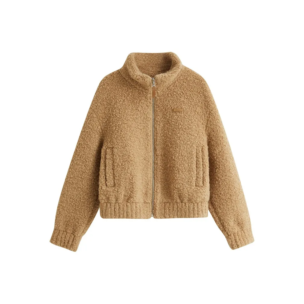 Inman Cropped Coat Women's Light Khaki