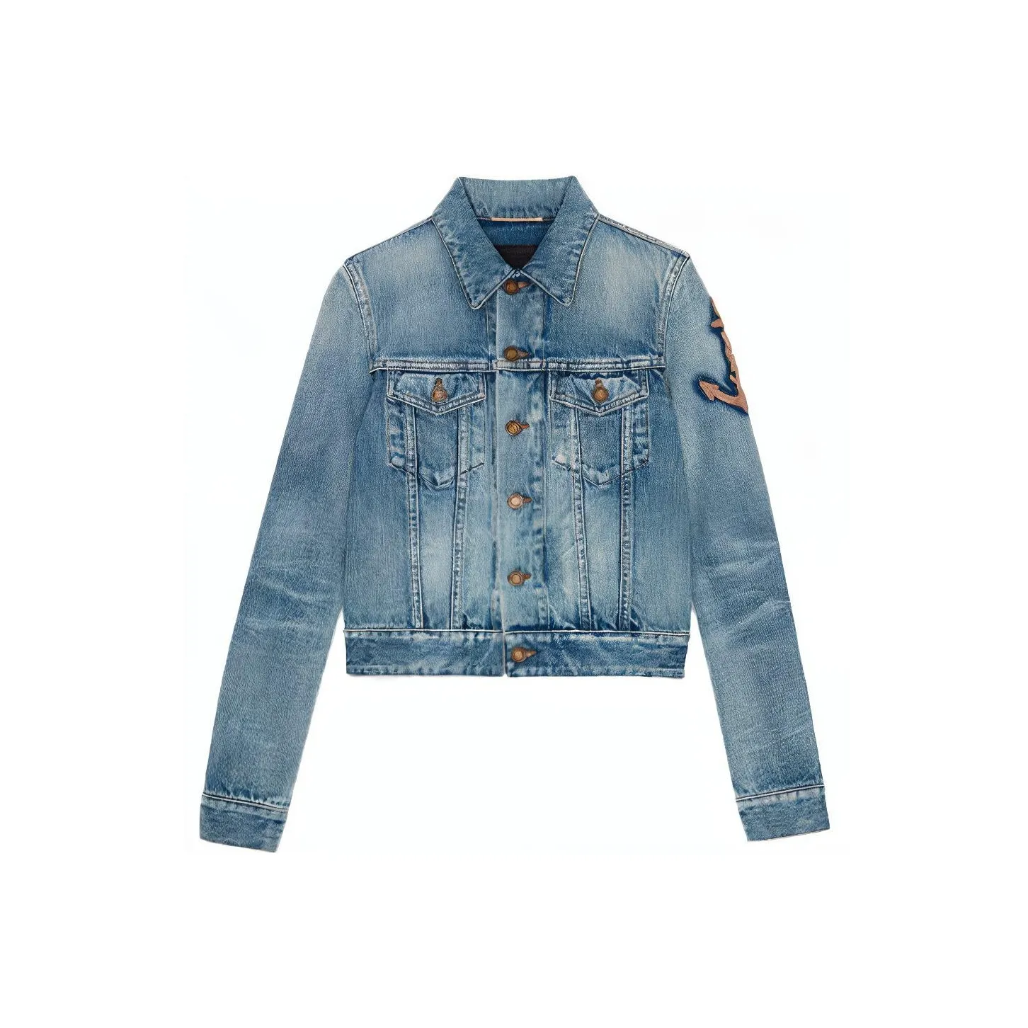 SAINT LAURENT Denim Jacket Women's Blue