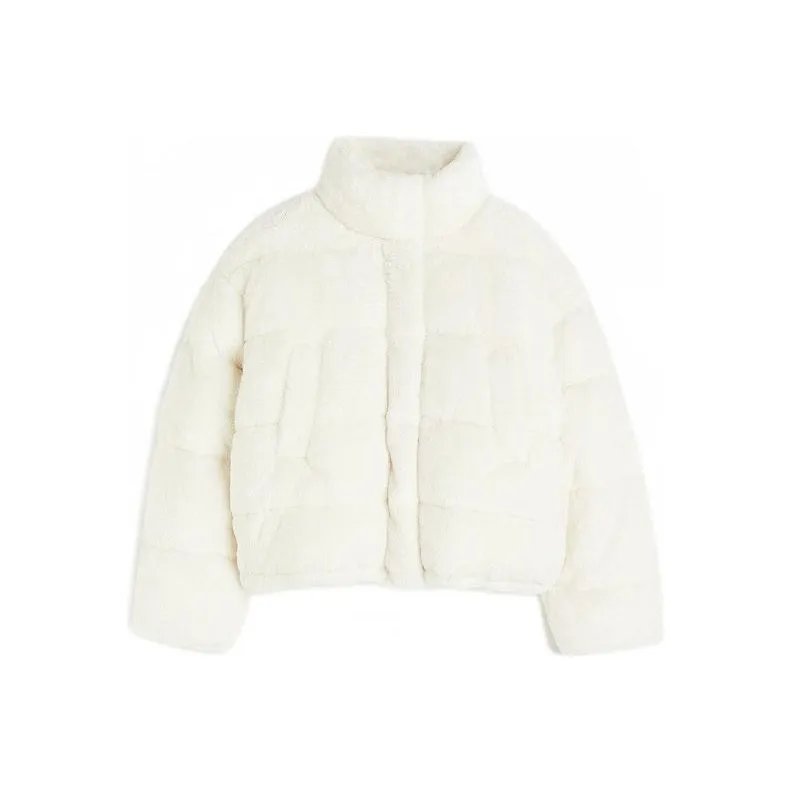 H&M Puffer Jacket Women's White