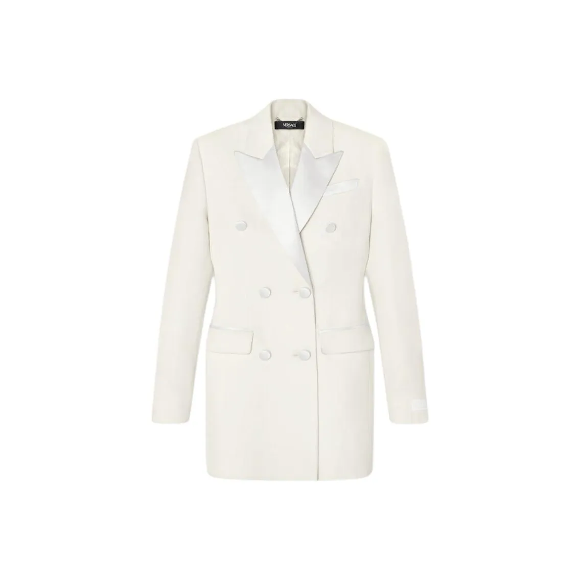 VERSACE Hourglass Double-Breasted Tuxedo Blazer