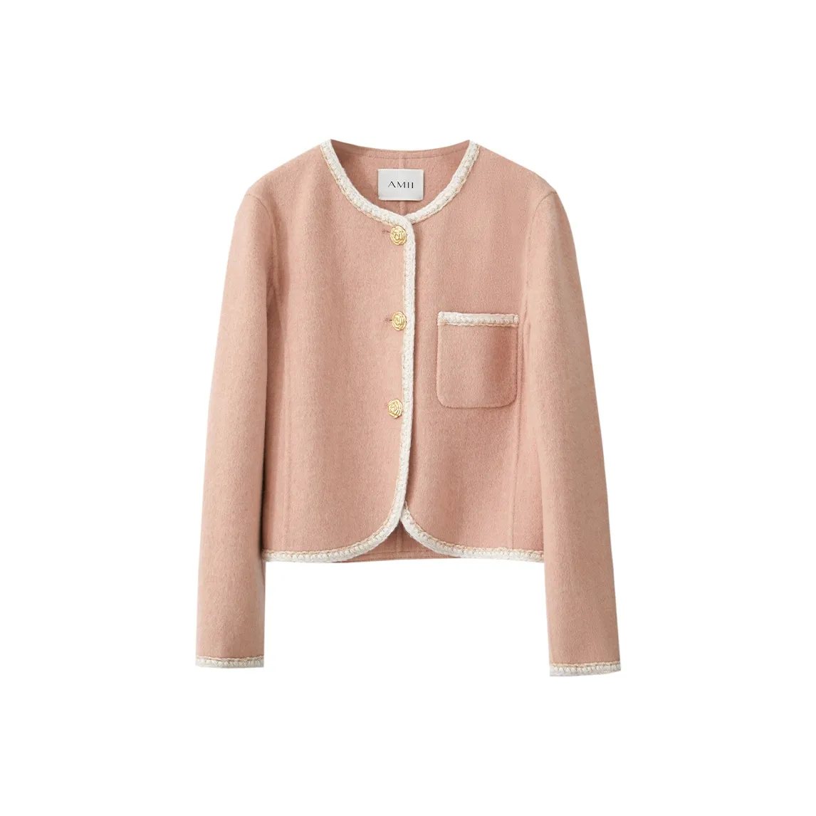 AMII Оранжевый Розовый Женское Пальто