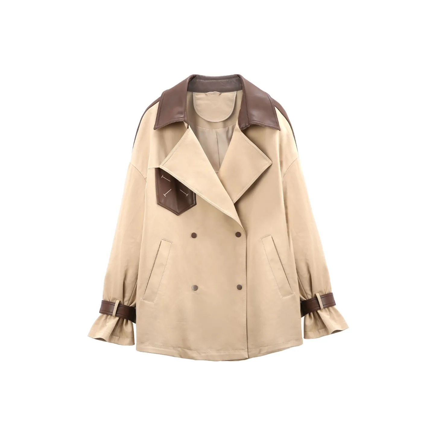 A Paradise For Awakening Trench Coat Women's Khaki