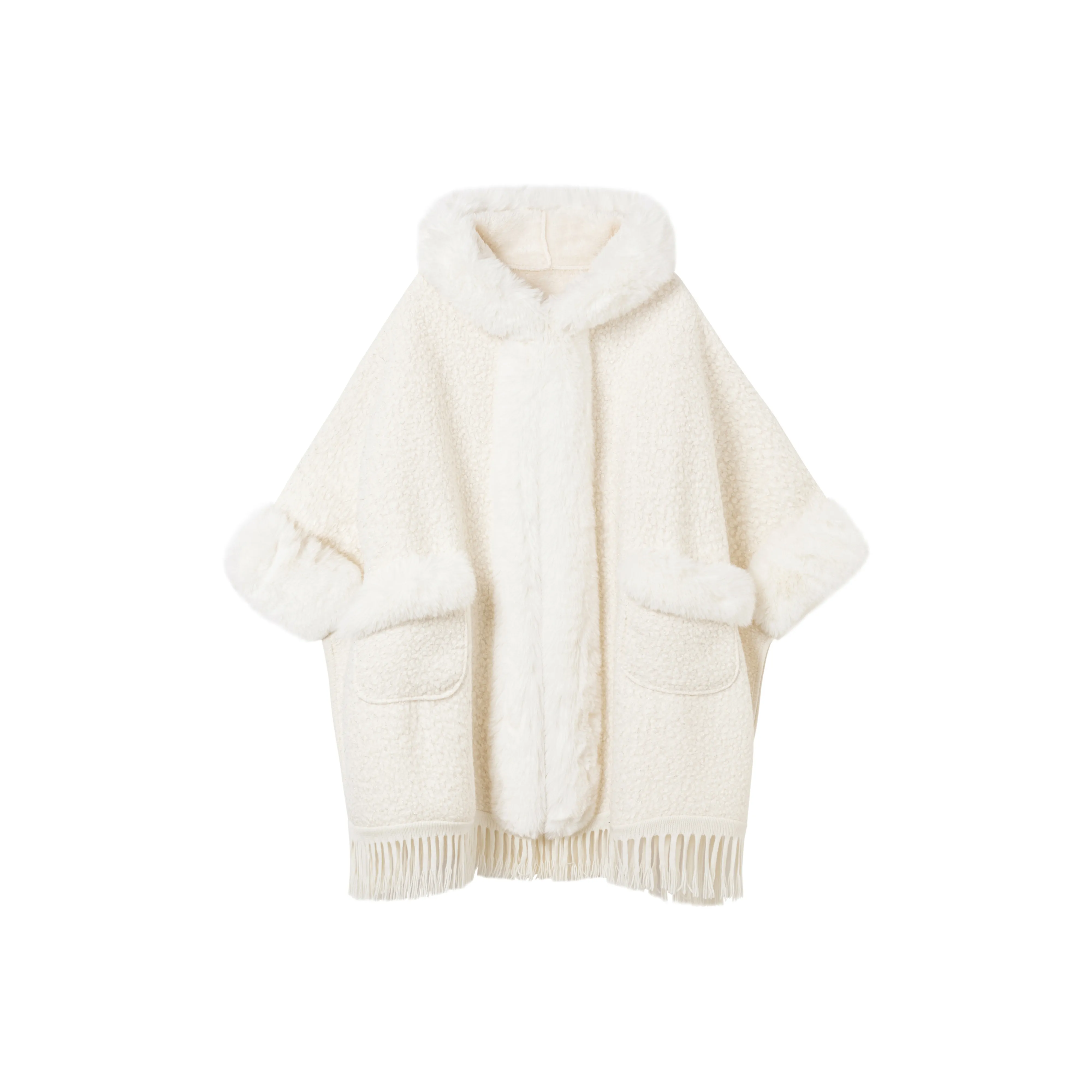 9 Кошка Лакомства Бархат Feel Пальто Женские Сливочный