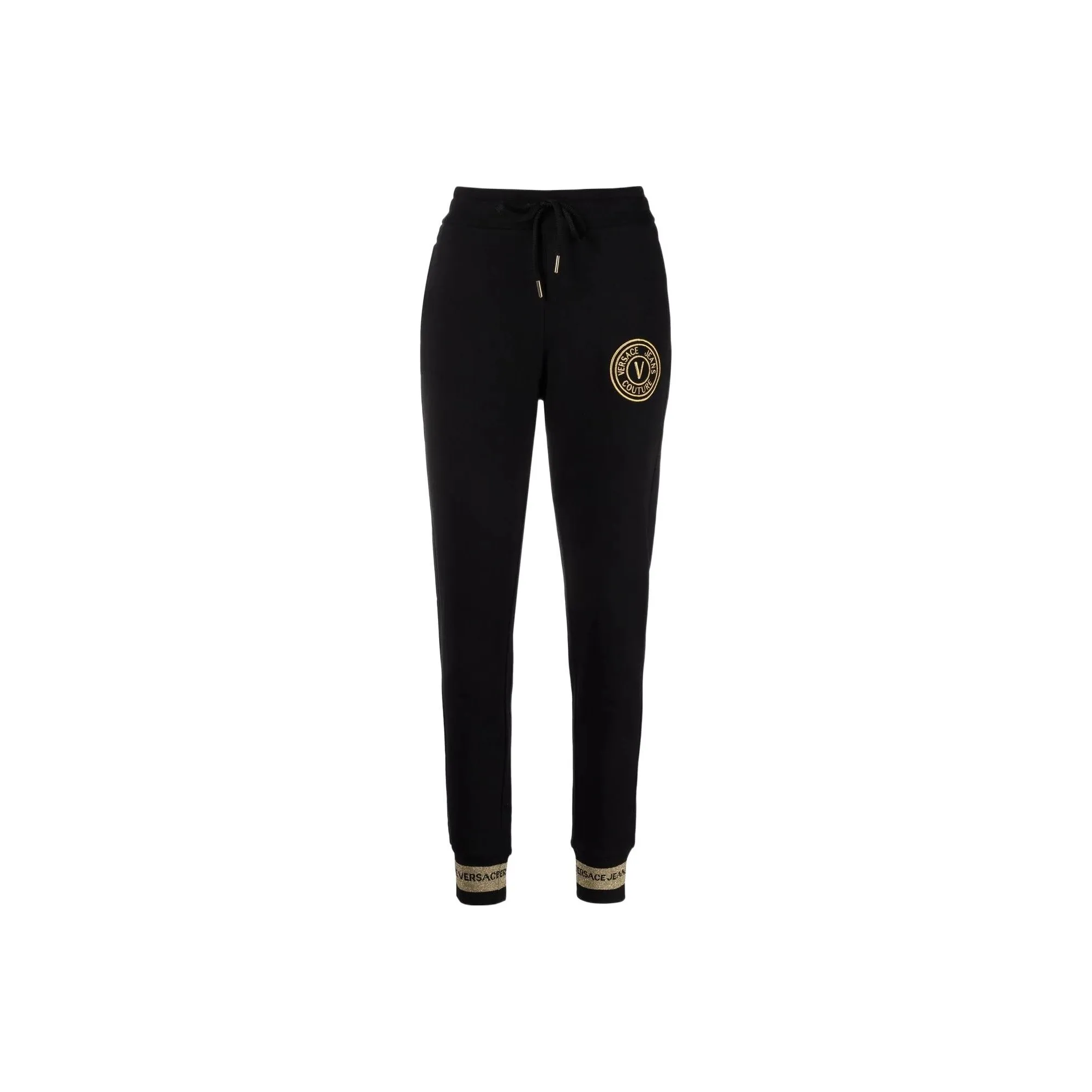 VERSACE JEANS COUTURE SS22 Jogger Sweatpants Women's Black