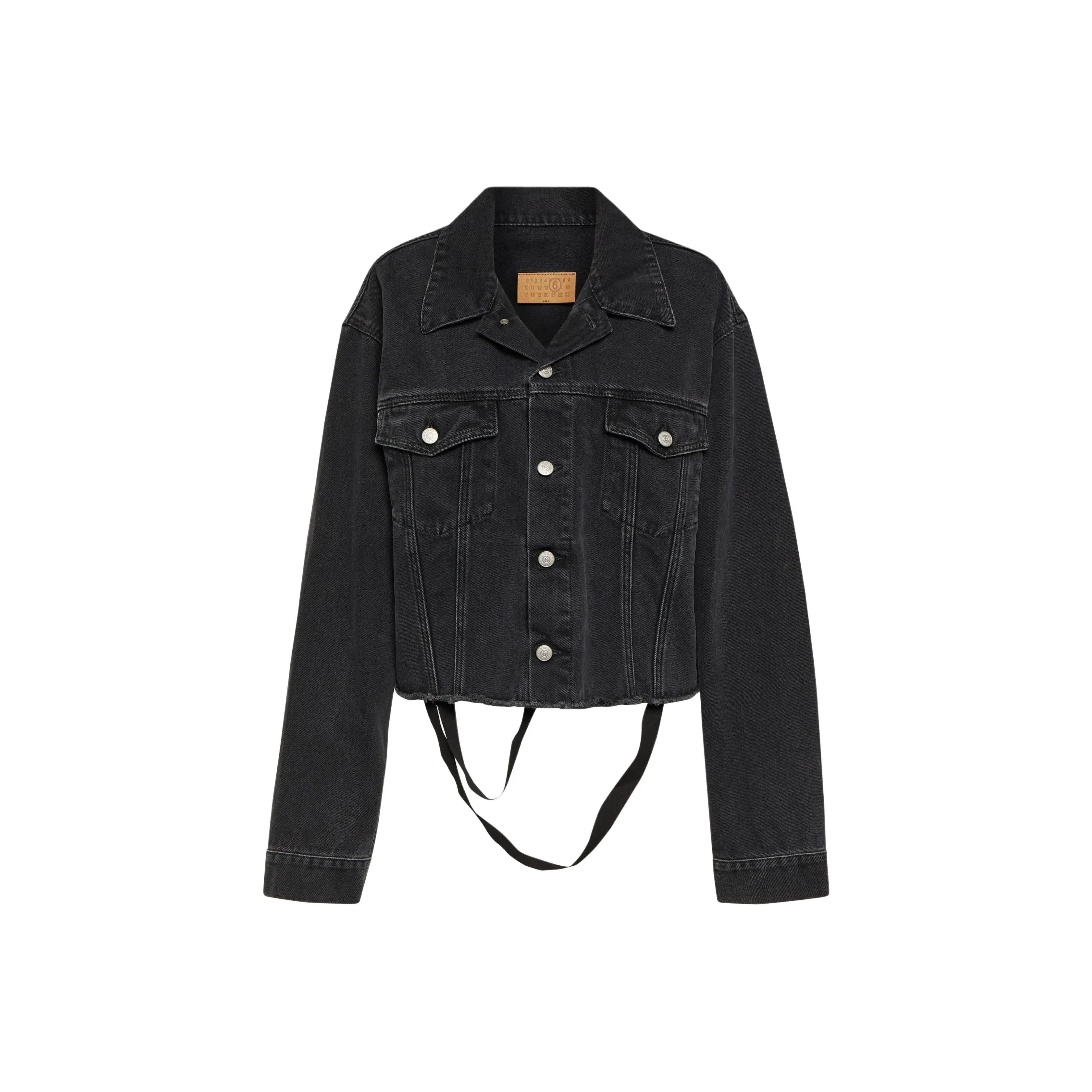 MM6 Maison Margiela совместный бренд Деним Куртка Женская Черная