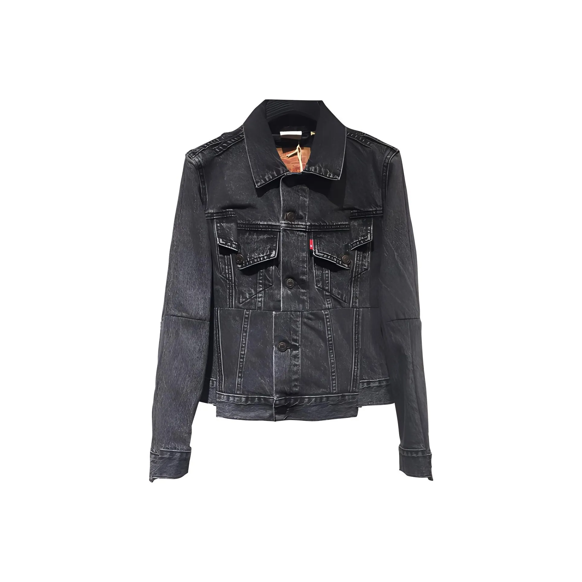 Vetements Denim Jackets Women's Black