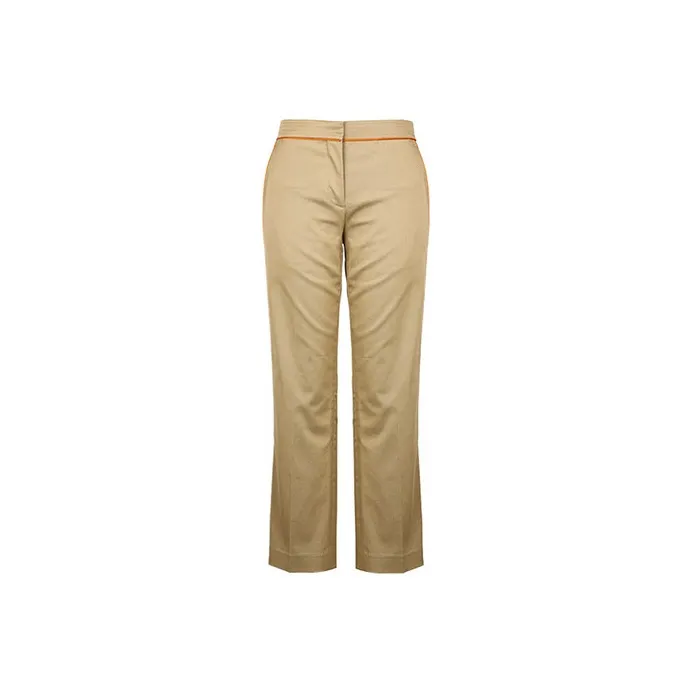 Burberry Contrasting Trim Cropped Trousers