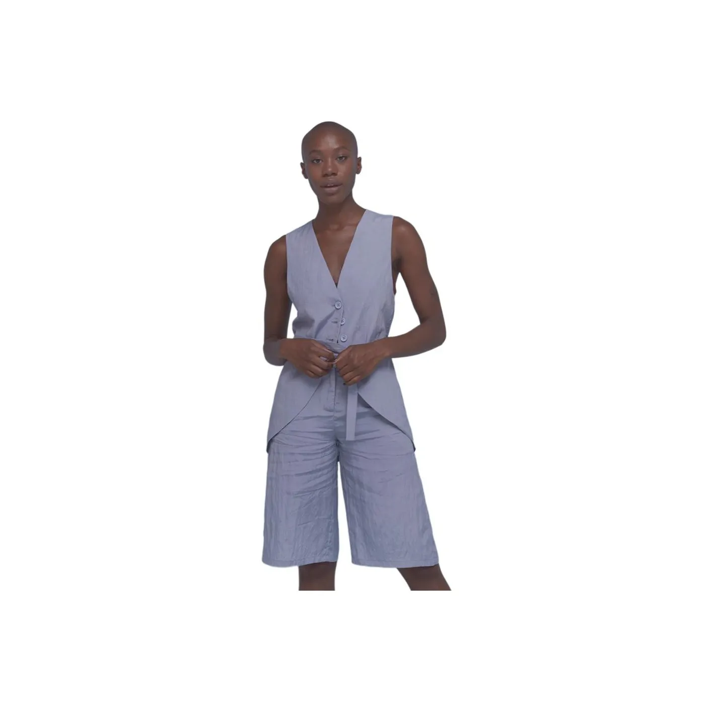 SUNDAY LIFE Жилет Женский Серый Синий