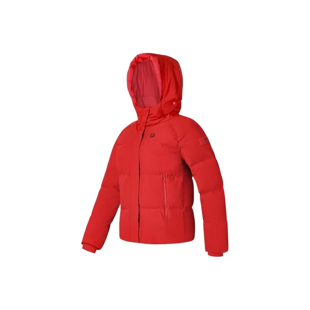 FILA Fitness Series Down Jacket Women's Enamel Base Red WI