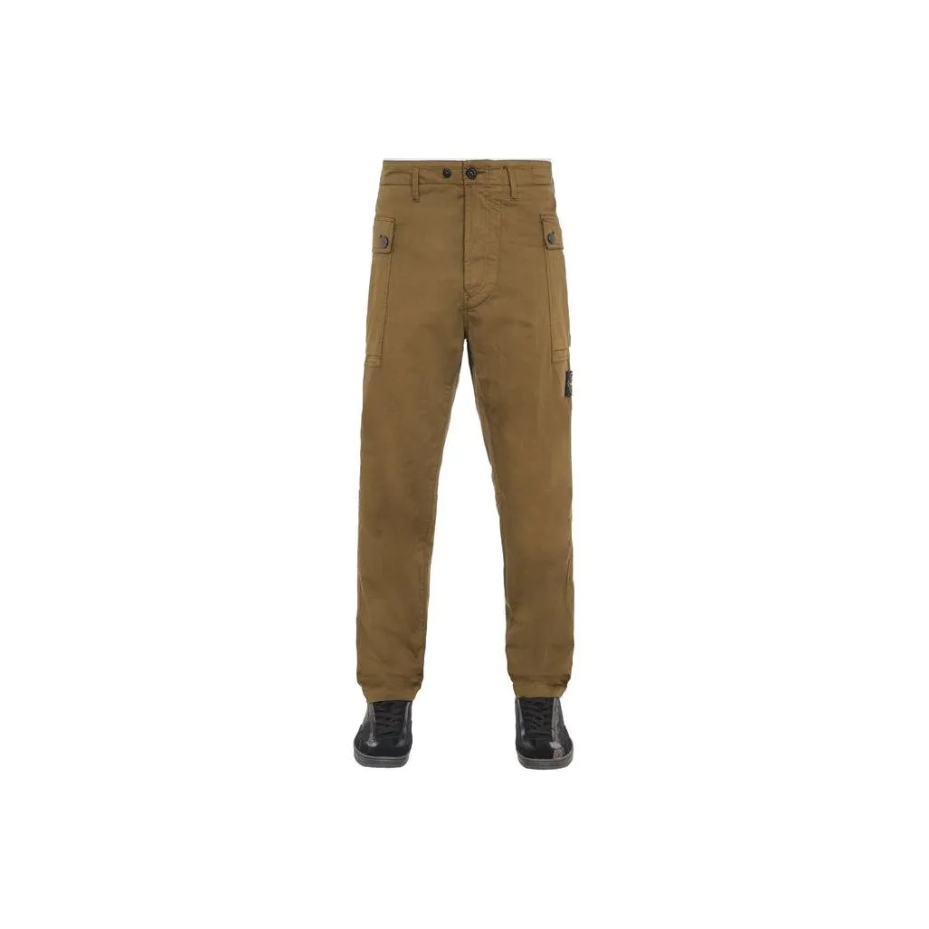 STONE ISLAND Casual Pants Men's Olive Green