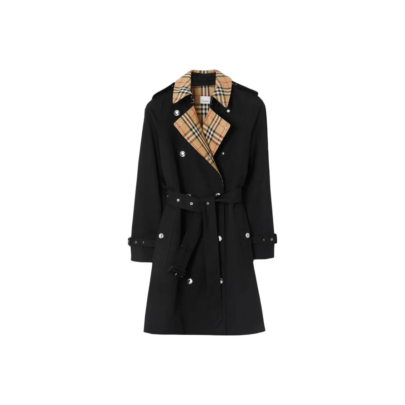 Burberry Vintage Check trim Trench Coat
