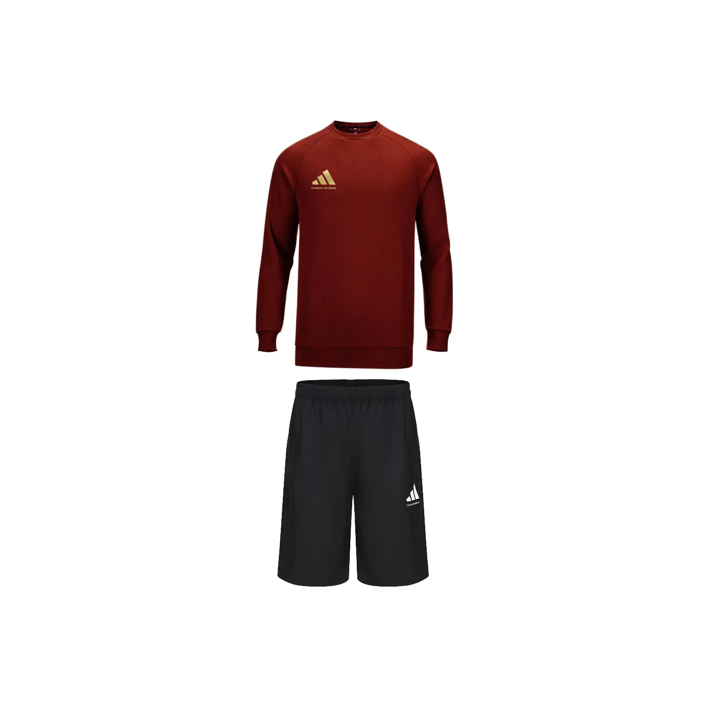 Adidas Комплект Красный Золото + Черный Мужской Повседневный Спортивный