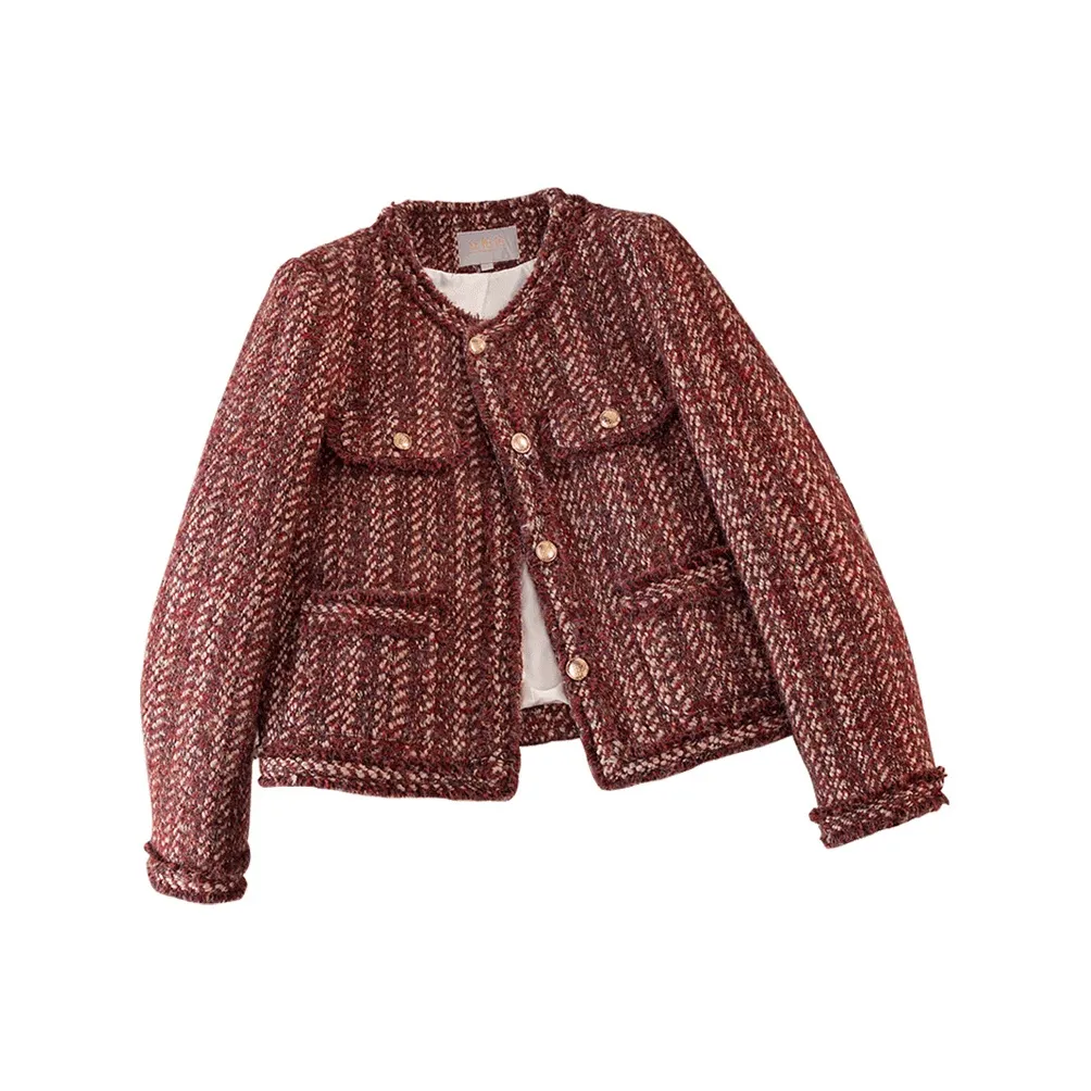 Cypress House Cropped Coats Women's Red